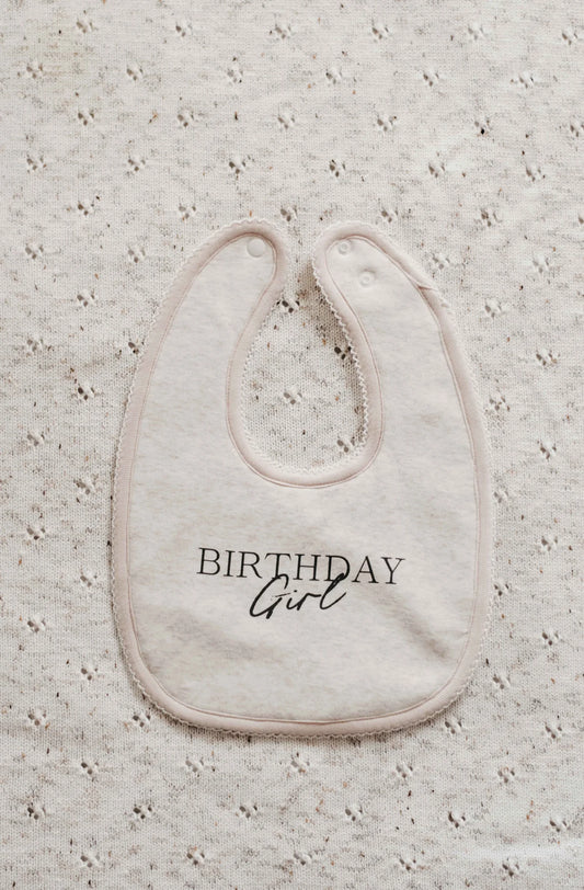 Bencer & Hazelnut Birthday Girl Bib