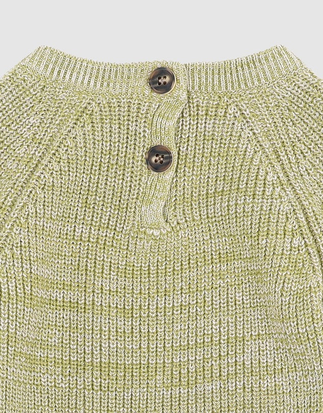 Bébé by Minihaha High Flyer Knitted Bodysuit Moss Green