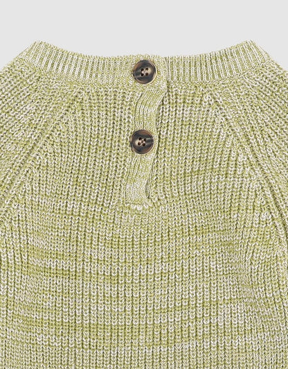 Bébé by Minihaha High Flyer Knitted Bodysuit Moss Green