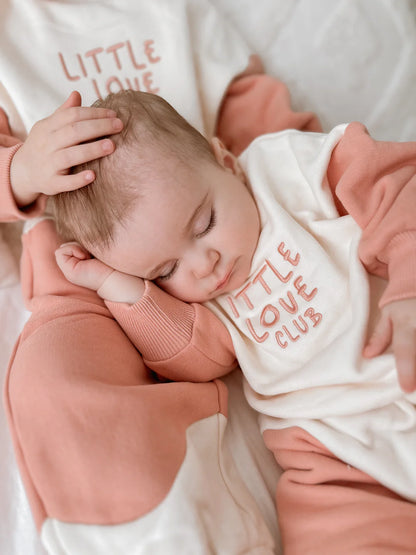 Blossom & Pear 'Little Love Club' Tracksuit Floss Pink