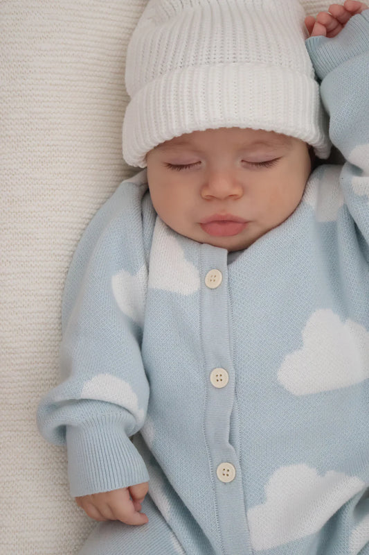 Blossom & Pear Little Dreamer Long Sleeve Knit Romper