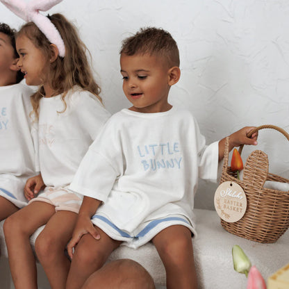 Blossom & Pear 'Little Bunny' Oversized Tee Mist