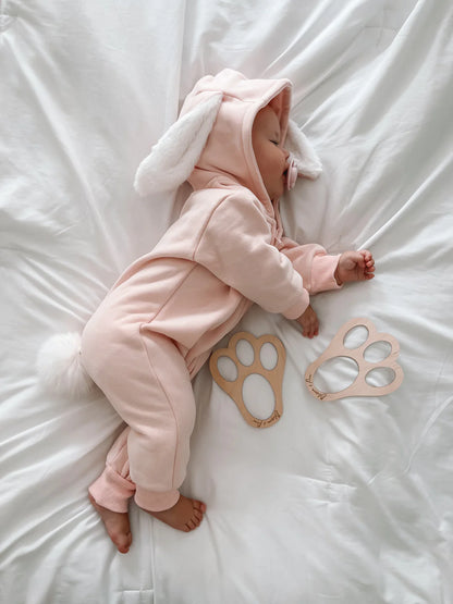 Blossom & Pear Flopsy Zip Romper Petal PREORDER