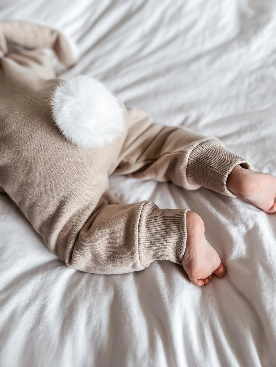 Blossom & Pear Flopsy Zip Romper Biscuit