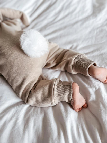 Blossom & Pear Flopsy Zip Romper Biscuit