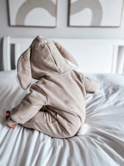 Blossom & Pear Flopsy Zip Romper Biscuit