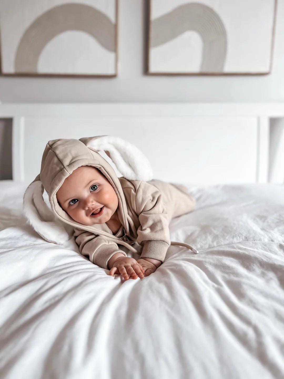 Blossom & Pear Flopsy Zip Romper Biscuit