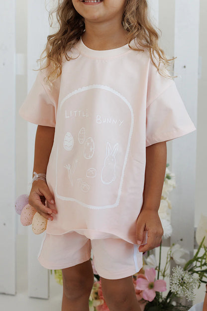 Blossom & Pear Easter Slouch Tee Petal PREORDER