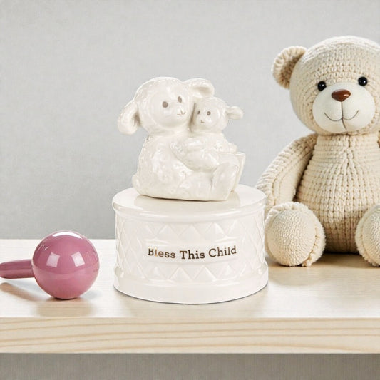 Demdaco Baby Wrapped in Love Lamb Musical Box