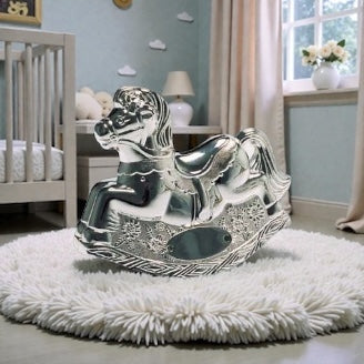 Russell Collection Rocking Horse Money Bank