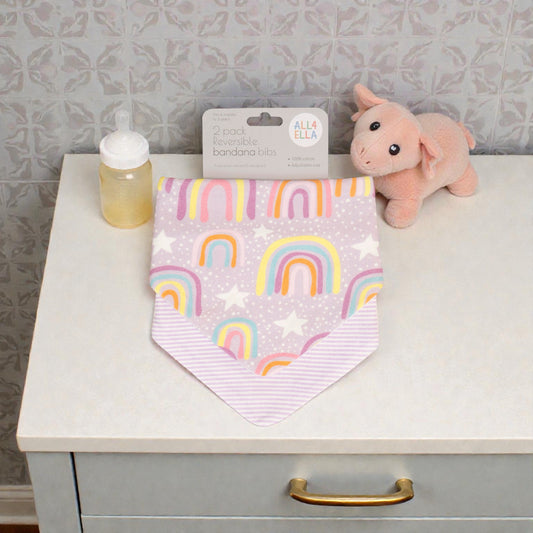 All 4 Ella Bandana Bibs 2 Pack – Various