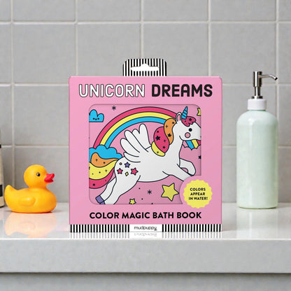 Mudpuppy Unicorns Colour Change Magic Bath Book