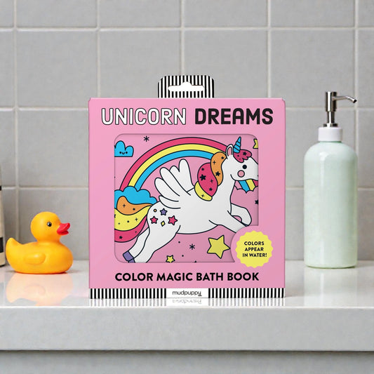 Mudpuppy Unicorns Colour Change Magic Bath Book