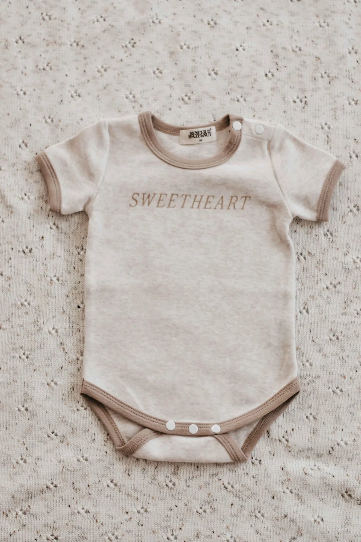 Bencer & Hazelnut Sweetheart Bodysuit