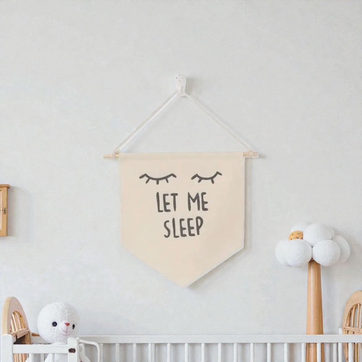 Let Me Sleep Wall Flag