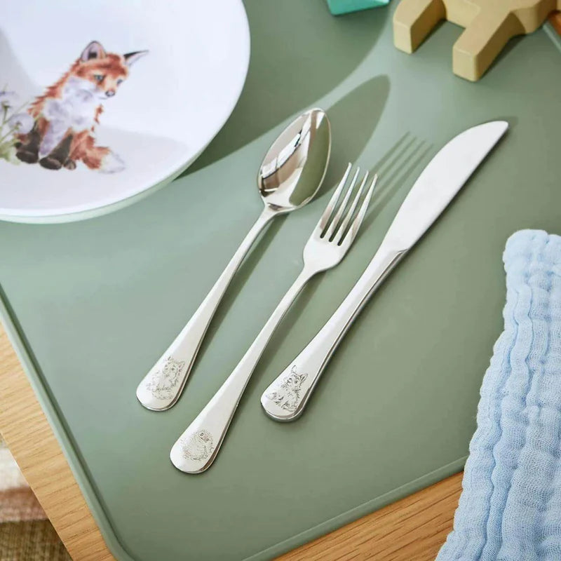 Wrendale 3 Piece Cutlery Set