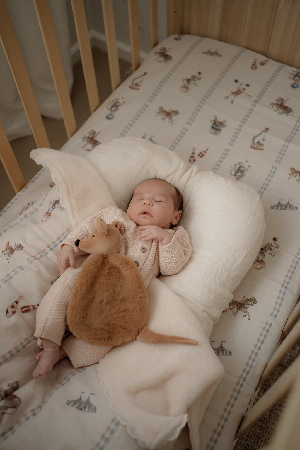 Pop Ya Tot Le Cirque Fitted Cot Sheet