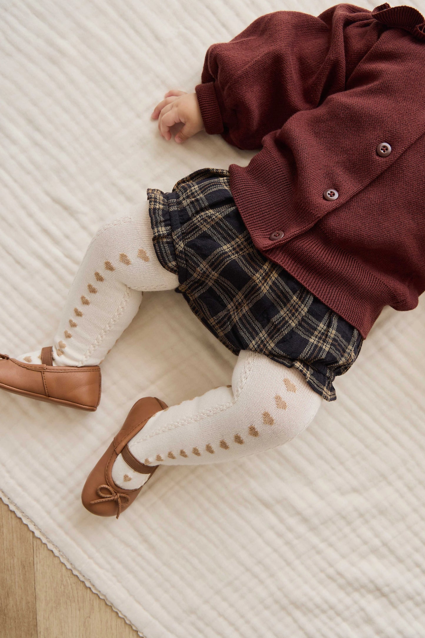 Jamie Kay Mary Tights Heart Jacquard