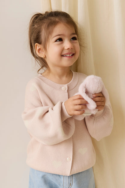 Jamie Kay Kayla Cardigan Kylie Heart Jacquard Morganite