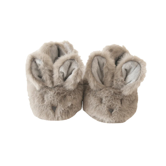 Alimrose Luxe Bunny Booties Grey