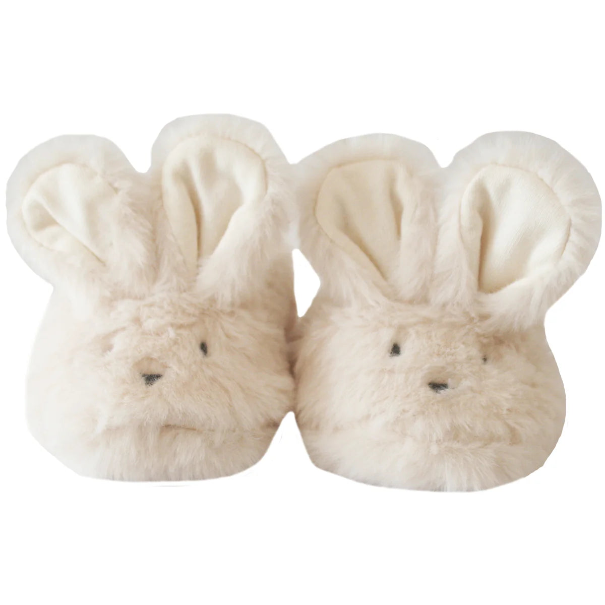 Alimrose Luxe Bunny Booties Ivory