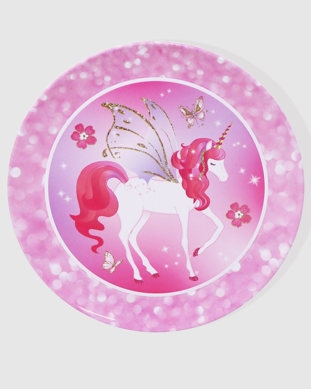Pink Poppy Unicorn Princess 15 Piece Tin Tea Set In Carry Case