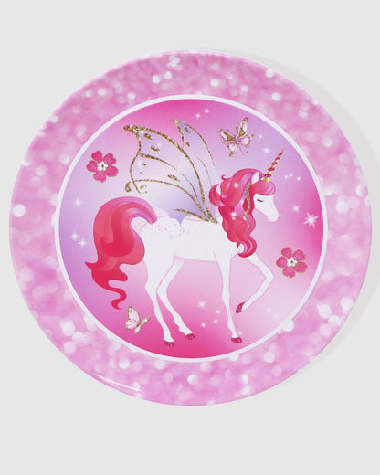 Pink Poppy Unicorn Princess 15 Piece Tin Tea Set In Carry Case