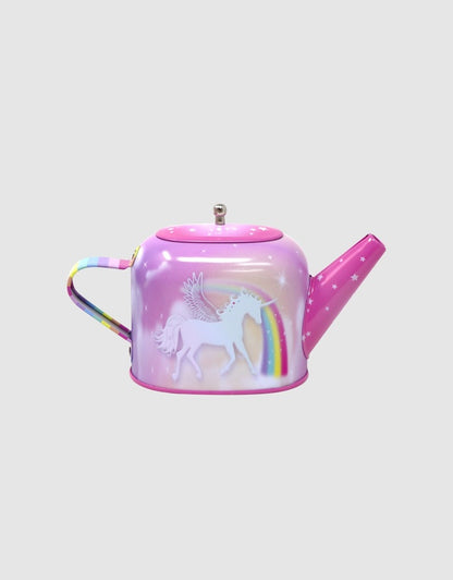 Pink Poppy Unicorn Dreamer 10 Piece Tin Tea Set in Carry Case
