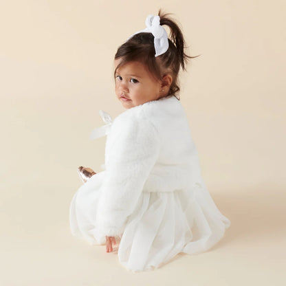 Designer Kidz Sassy Baby Faux Fur Jacket