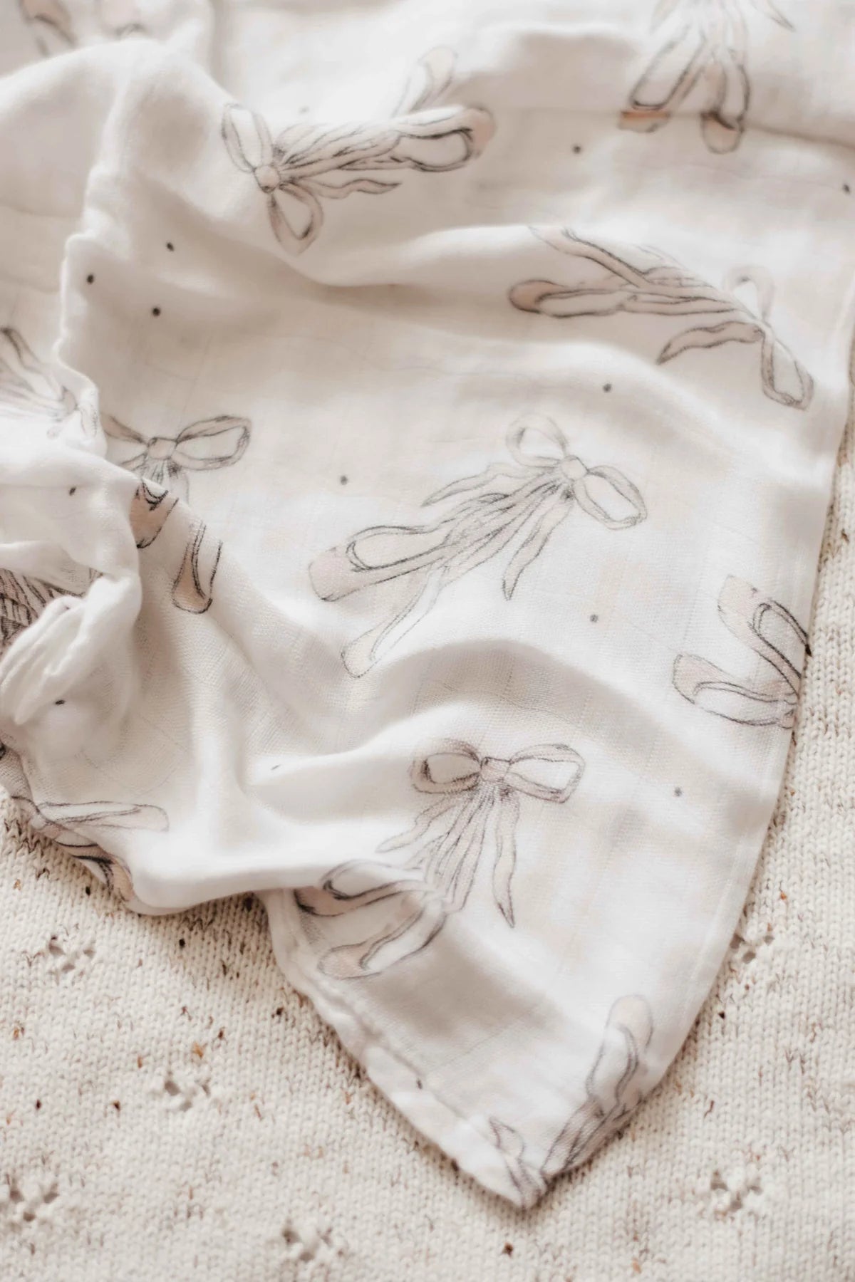 Bencer & Hazenut Tiny Dancer Bamboo Muslin Swaddle Wrap