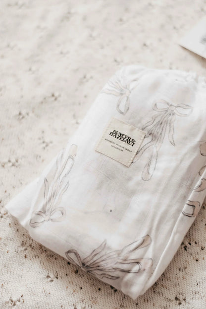 Bencer & Hazenut Tiny Dancer Bamboo Muslin Swaddle Wrap