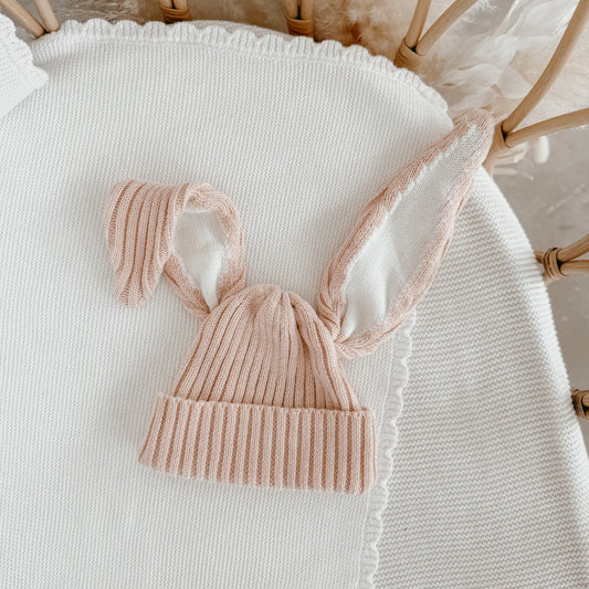 Blossom & Pear Flopsy Bunny Beanie Pink Lemonade