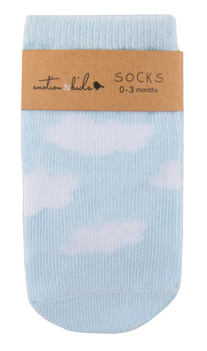 Emotion & Kids Baby Socks Blue Clouds