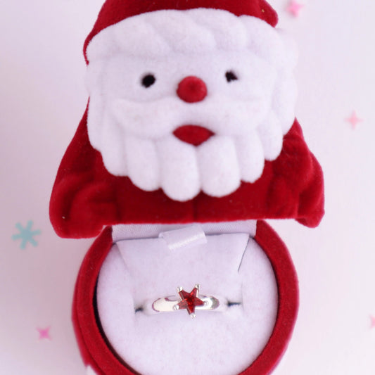 Lauren Hinkley Red Starry Ring in Santa Box