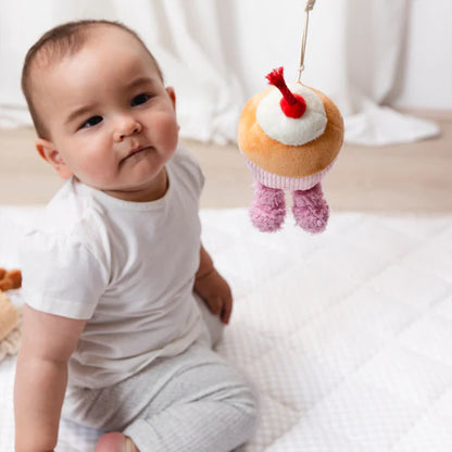 Living Textiles 2pk Stroller Toys Ice Cream & Cupcake