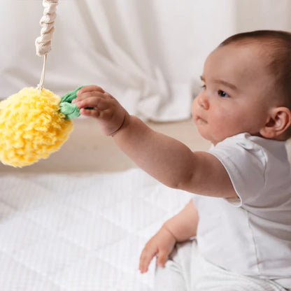 Living Textiles 2pk Stroller Toys Pineapple & Cherries