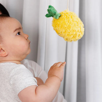 Living Textiles 2pk Stroller Toys Pineapple & Cherries