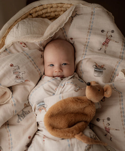 Pop Ya Tot Le Cirque  Swaddle Wrap