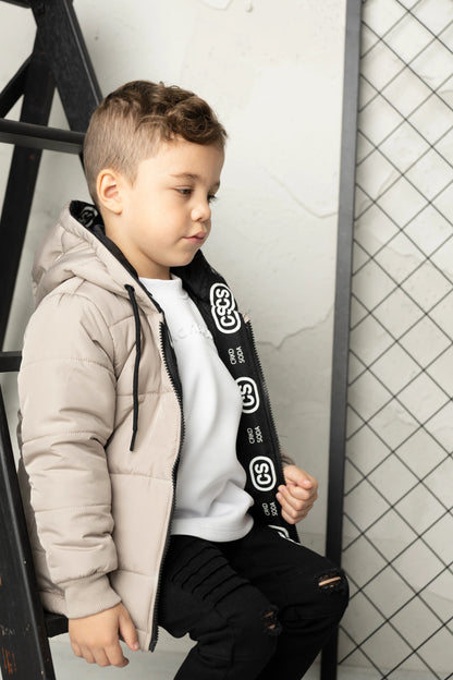 Cracked Soda Theodore Puff Jacket Truffle