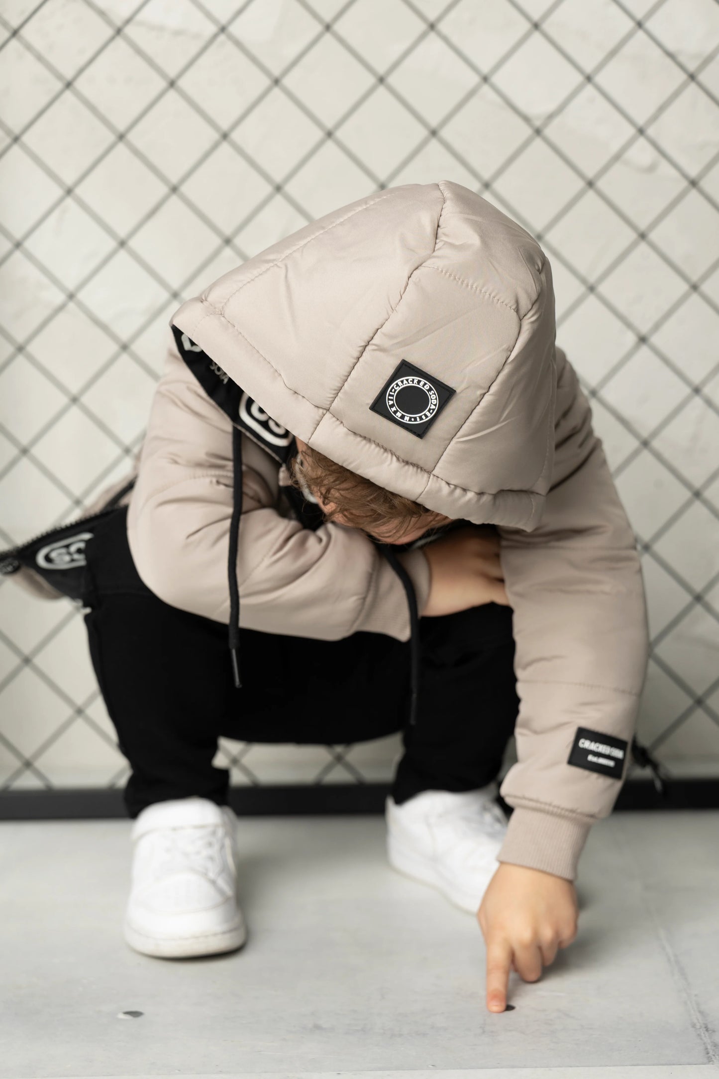 Cracked Soda Theodore Puff Jacket Truffle