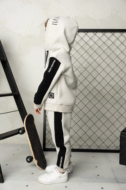 Cracked Soda Leo Elevated Trackpants Pebble