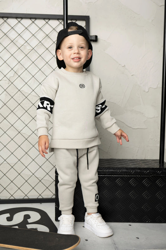 Cracked Soda Leo 2 Piece Set Pebble