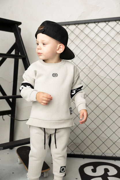 Cracked Soda Leo 2 Piece Set Pebble