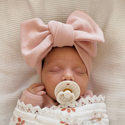 Blossom & Pear Cotton Topknot Dusty Pink