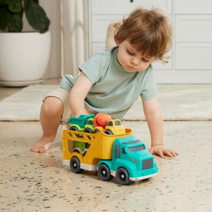 Jiggle & Giggle Bioplastic Vehicle Carrier Trucks
