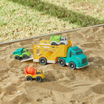 Jiggle & Giggle Bioplastic Vehicle Carrier Trucks