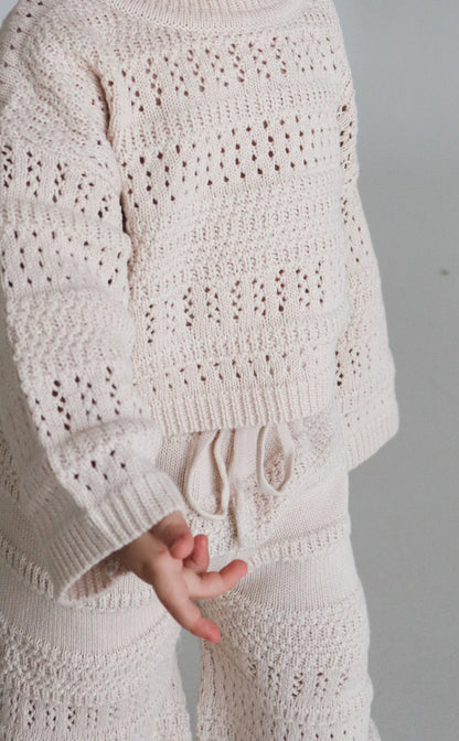 Blossom & Pear Vanilla Latte 2 Piece Knit Set