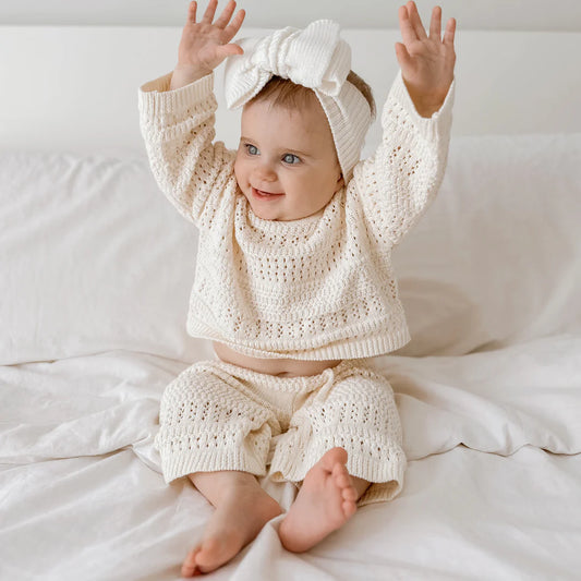 Blossom & Pear Vanilla Latte 2 Piece Knit Set