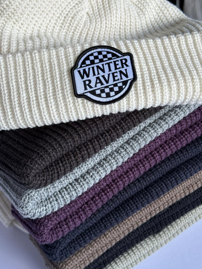 Winter + Raven Checkmate Beanie