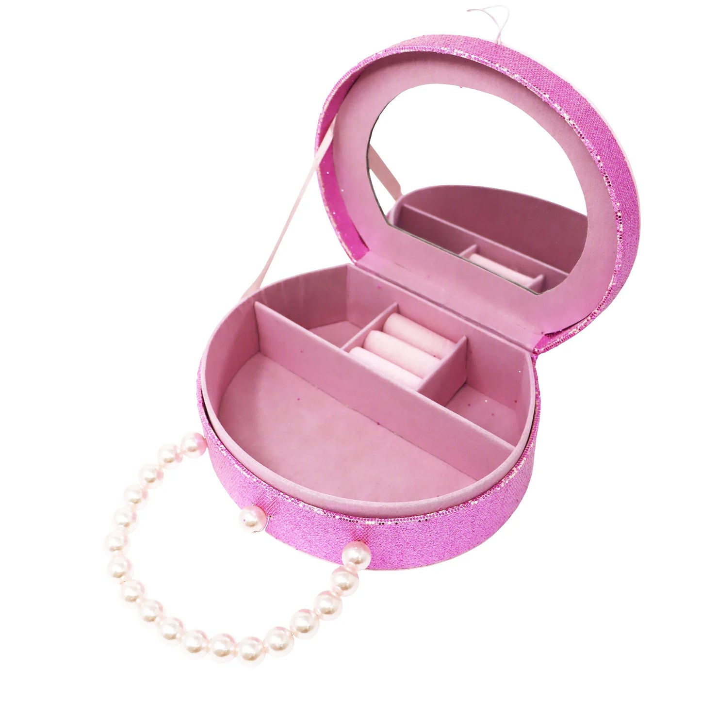 Pink Poppy Ballerina Sparkle Jewellery Box Bag